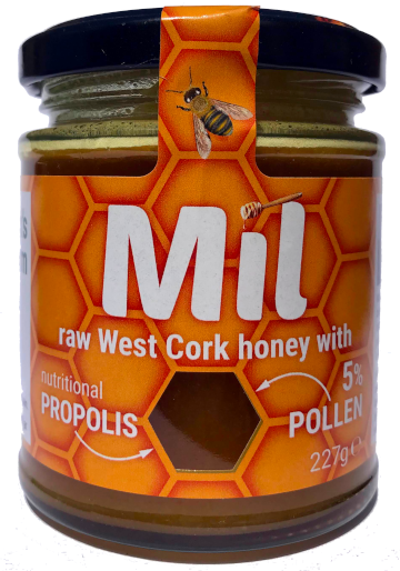 Mil - Raw Irish Honey with Propolis & Pollen from West Cork